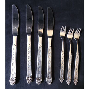 Northland San Francisco Stainless Steel Flatware Japan Vintage Lot of 7 Set
